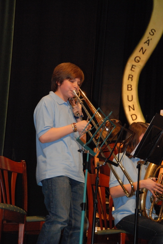 20.03.2010: Blech trifft Stimme - 3. Konzert mit dem Blasmusikverein